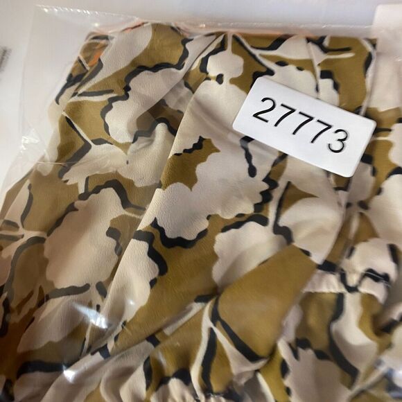 Gap Blouse Women 2XL Yellow Floral  Spaghetti Strap Pullover - Picture 9 of 9